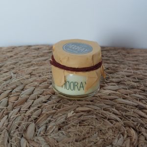 Geurkaarsje sojawas - HOORAY