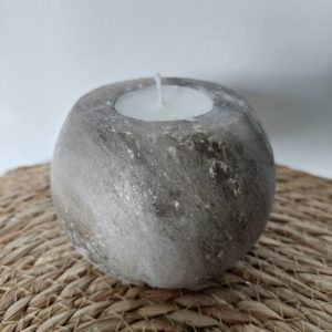 Zoutkristal himalayazout sfeerlicht bol grijs 650 gram