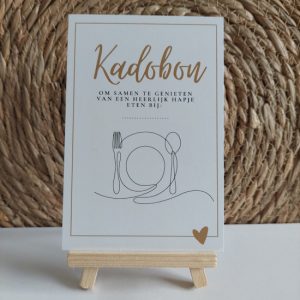 Kadobon - Hapje eten